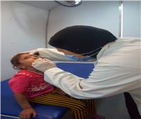 صور| توقيع الكشف الطبي على 1178 مواطنا في قافلة طبية في بني سويف