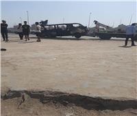 فيديو.. 5 ضحايا و7 مصابين في حريق سيارة ميكروباص في شبرا الخيمة 