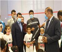 وزير الرياضة يشهد احتفالات براعم المشروع القومي للإسكواش
