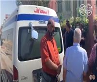 فيديو وصور| وصول جثمان الفنان محمود ياسين إلى مسجد الشرطة 