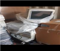 ضبط شاشات ولوازم كمبيوتر مخالفة بجمارك شرق بورسعيد