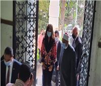 صور| لحظة وصول وزيرة الهجرة إلى الأعلى للشئون الإسلامية للقاء وزير الأوقاف