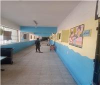 صور| إدارة القاهرة الجديدة تواصل تعقيم المدارس للوقاية من كورونا