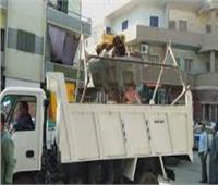 إزالة الإشغالات ومتابعة أعمال النظافة بمدينة بنها وتحرير 15 محضرا 