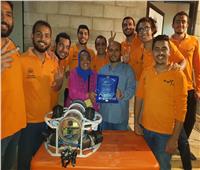 «هندسة حلوان» يحصل على جائزة Best Team Spirit في مسابقة دولية للروبوتات