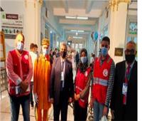 انتخابات النواب 2020 | «الهلال الأحمر» يشارك بتوعية الناخبين بلجان المنوفية