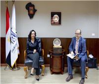 مايا مرسي تستقبل مدير الوكالة الإسبانية للتعاون في مجال تمكين المرأة