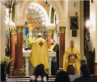 احتفال كنيسة القديس كيرلس للروم الكاثوليك بالقداس الإلهي