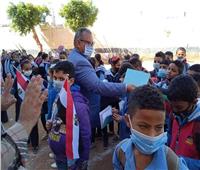  حملات توعوية حول مخاطر فيروس كورونا في مدارس أبوقرقاص بالمنيا