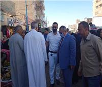 حملة مكبرة لضبط الأسواق في مدينة أبو قرقاص بالمنيا