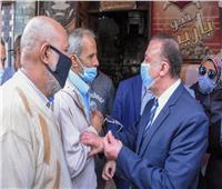 محافظ الإسكندرية يستمع لشكاوى المواطنين على مقهى بالقباري