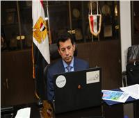 وزير الشباب والرياضة يفتتح معرض الابتكار الافتراضي العربي 