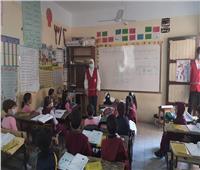 تحت شعار «دعم العودة الآمنة بالمدارس» استمرار أنشطة الهلال الأحمر التوعوية