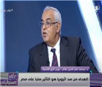 وزير الري الأسبق: الهدف من سد النهضة التأثير سلبا على مصر | فيديو