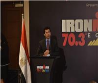 وزير الرياضة يشهد إعلان استضافة مصر بطولة iron man