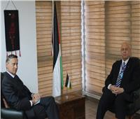 سفير فلسطين بالقاهرة يلتقي نظيره الألماني لدى مصر 