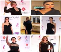 صور: الفساتين السوداء «يونيفورم» الفنانات بمهرجان القاهرة السينمائي 