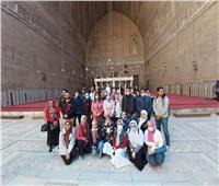 زيارة علمية للمساجد الأثرية لطلاب وأساتذة آداب جامعة حلوان 