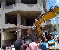 محافظة الإسكندرية: إزالة أعمال بناء مخالف بـ5 عقارات بأحياء المحافظة