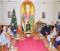 وزير الأوقاف ونظيره السوداني يهنئان «البابا تواضروس» بأعياد الميلاد