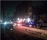 حملة لإزالة الإشغالات بشارع ترسا في الهرم