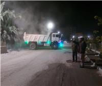 رصف الطرق داخل مدينة إسنا عقب انتهاء البنية التحتية لها