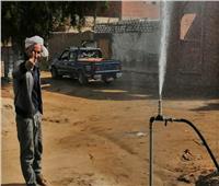 اختبار خطوط المياه بـ 7 قرى في أسوان