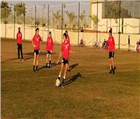 منتخب الكرة النسائية يختتم استعداداته لمواجهة لبنان