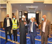 وزير الأوقاف ومحافظ بورسعيد يتفقدان مسجد عمر بن عبد العزيز