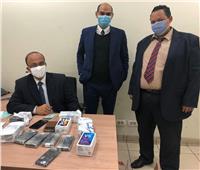 إحباط محاولة تهريب تليفونات على جسم راكب بمطار القاهرة 