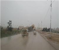 استمرار هطول الأمطارعلى عدة مناطق بشمال سيناء