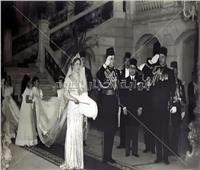 زواج الملك فاروق الأول من الملكة «فريدة» |صور