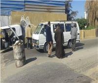 تحرير 20 محضر مخالفة عدم ارتداء الكمامة بديرمواس في المنيا