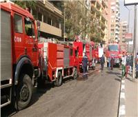 بعد الدفع بـ9 سيارات إطفاء.. السيطرة على حريق مصنع أقطان بشبرا الخيمة