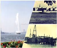 تاريخ «نافورة النيل».. مشاهد تراها لأول مرة لبنائها وافتتاحها.. فيديو وصور