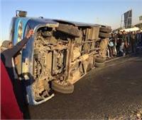 نقل 16 مصاب لمستشفى جمال حمادة المركزي في حادث بالطريق الصحراوي 