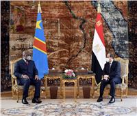 السيسي ورئيس جمهورية الكونغو يبحثان قضية سد النهضة | صور وفيديو
