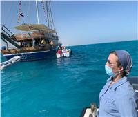 وزيرة البيئة تشارك العاملين لمتابعة الأنشطة بمحميات البحر الأحمر 