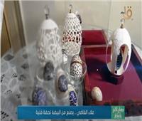 «علاء القاضي» يصنع من البيضة تحفة فنية.. فيديو