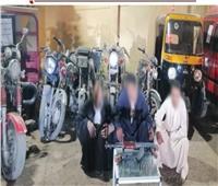 تجديد حبس المتهمين بسرقة الدراجات البخارية في بدر 