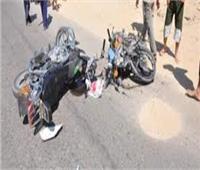 4 ضحايا فى حادث تصادم بين دراجتين بخاريتين على طريق المنصورة جمصة