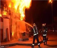 حريق في مخزن أسطوانات بوتاجاز في المنيا