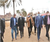 محافظ الغربية يتفقد أعمال تطوير قرية محلة أبو علي