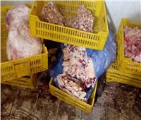 ضبط 9 أطنان مصنعات دواجن وكبدة ولحوم مجمدة غير صالحة للاستخدام بالجيزة