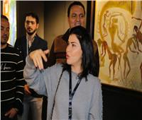 جومانا مراد تفتتح معرض مصر الدولي للفنون وتشارك بـ45 لوحة | صور