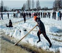 فريق فنلندي يحاول إطلاق أكبر جولة مرح جليدية في العالم | صور  