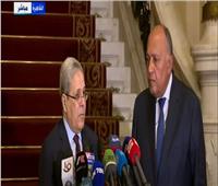 وزير الخارجية التونسي: أمن مصر من الأمن القومي التونسي
