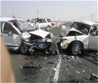 إصابة 12 شخصا في حادث تصادم ميكروباص بصحراوي المنيا