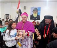 السفير البابوي يزور كنائس ايبارشية أبوقرقاص