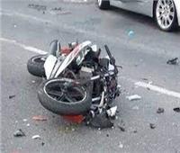 إصابة طالبين في حادث انقلاب دراجة نارية بمطاي